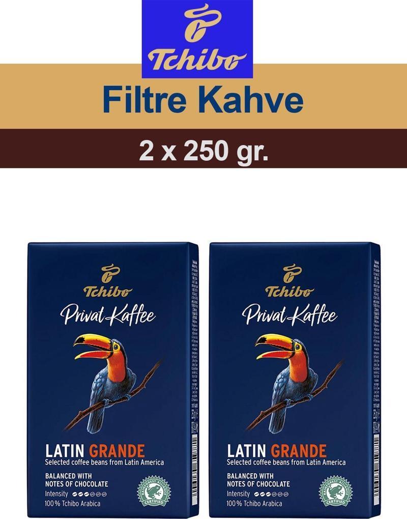 Privat Kaffee Latin Grande Öğütülmüş Filtre Kahve 2x250 gr.