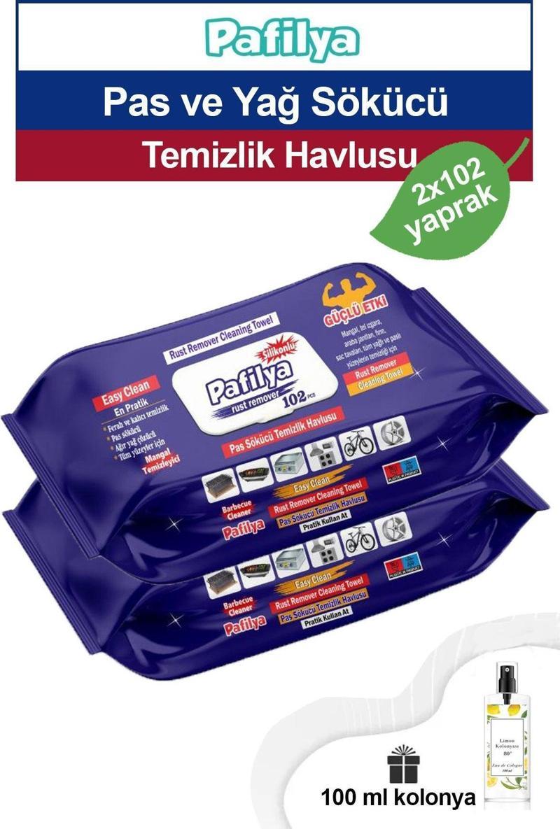 Pas ve Yağ Sökücü Yüzey Temizlik Havlusu 2 Paket