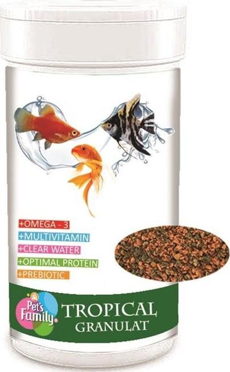 PETS FAMİLY TROPİCAL GRANULAT 250ML/100g