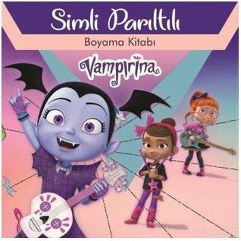 Doğan ve Egmont Yayıncılık Disney Vampirina - Simli Parıltılı Boyama Kitabı - Kolektif