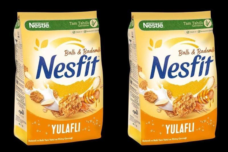 Nesfit Ballı Bademli Tam Tahıl Ve Pirinç Gevreği 400 Gr X 2 Paket
