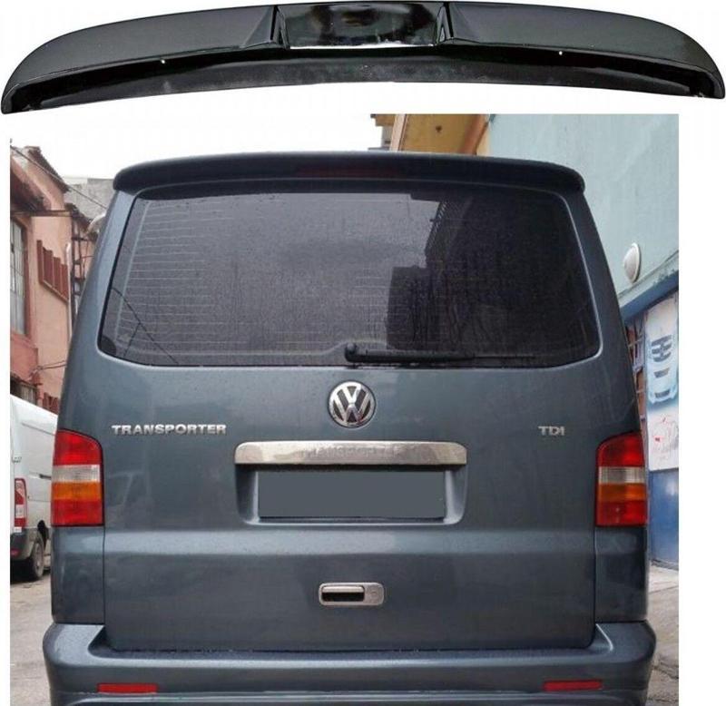 Vw Transporter T5 T6 T7 T8 Bagaj Üstü Spoiler Siyah Boyalı Uyumlu