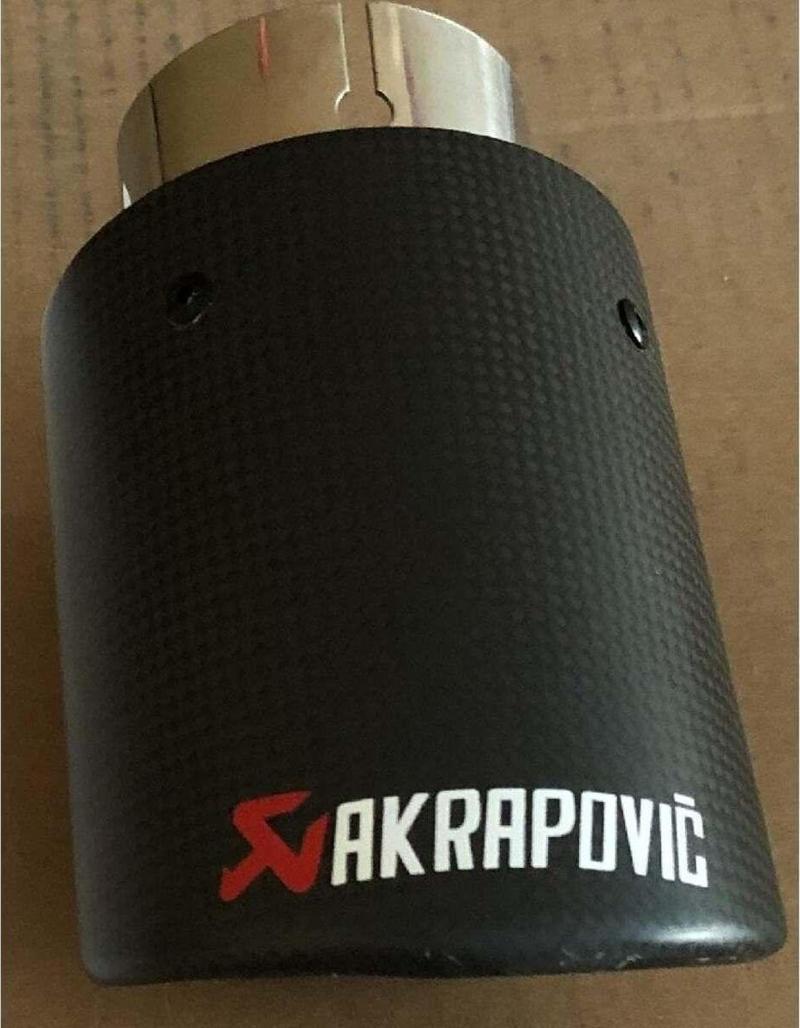 Akrapoviç Egzoz Ucu Klasik Tekli Mat Karbon (63*114)