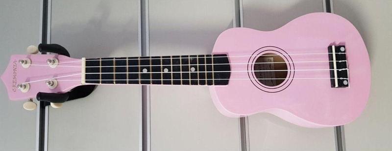 Au01L-21Pk Soprano Ukulele Pembe