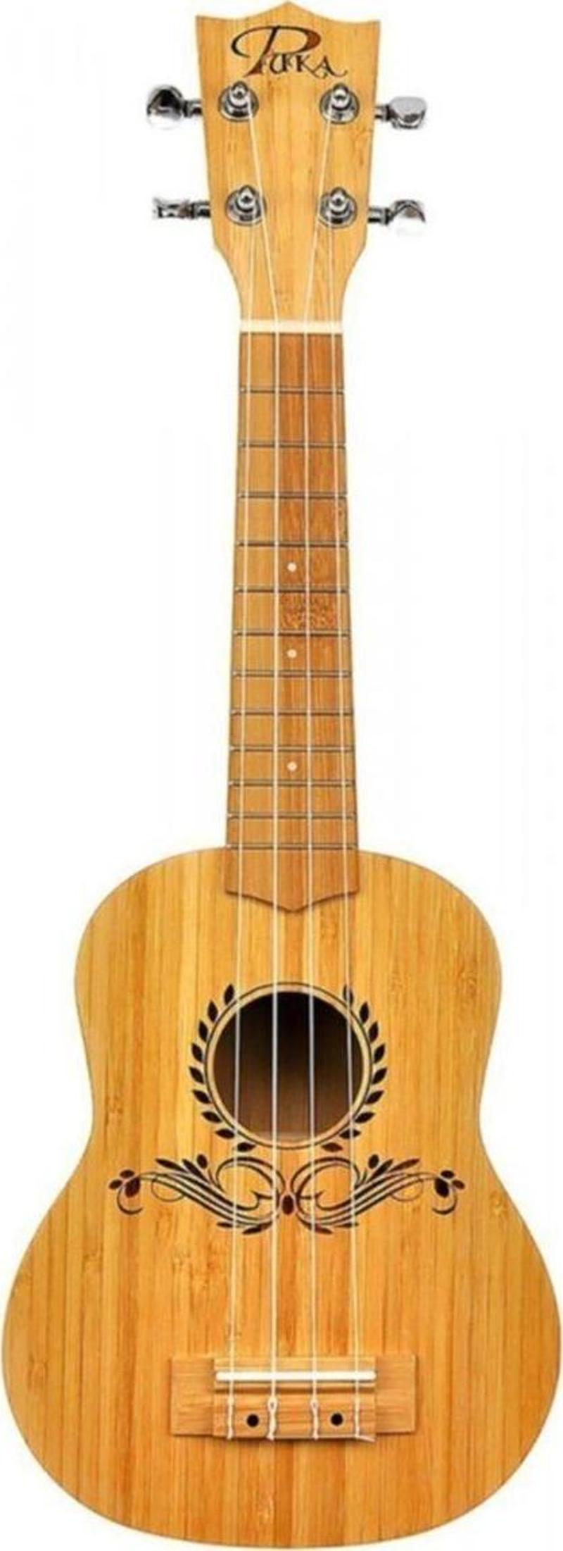 Pk-500S Bambu Soprano Ukulele Gigbag Çantalı