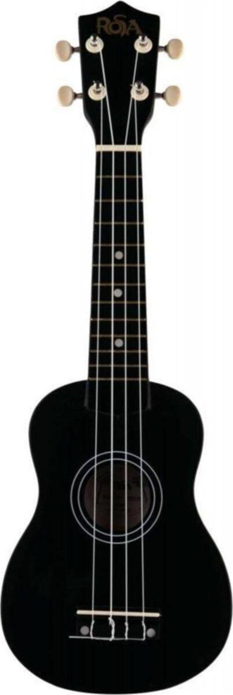 Ru002 Soprano Ukulele Siyah