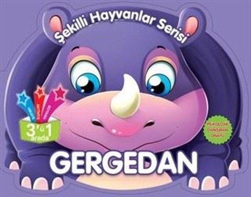 Parıltı Yayınları Gergedan - Şekilli Hayvanlar Serisi - Kolektif Parıltı Yayınları Gergedan - Şekilli Hayvanlar Serisi - Kolektif