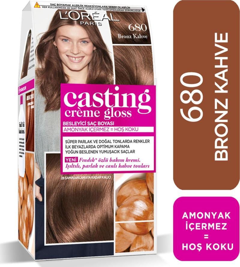 Casting Crème Gloss Saç Boyası - 680 Bronz Kahve