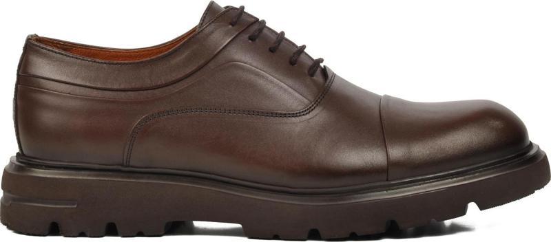 Premium 33283 Kahve Hakiki Deri Erkek Casual Ayakkabı