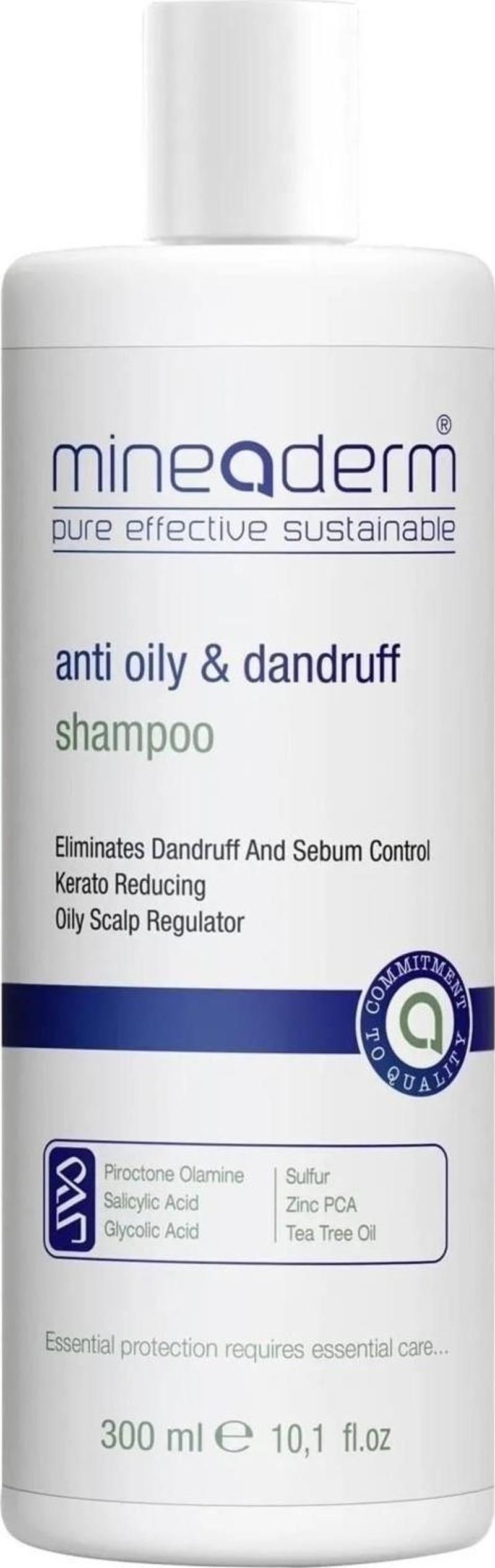 MINEADERM ANTI OILY & DANDRUFF SHAMPOO 300 ML 50679