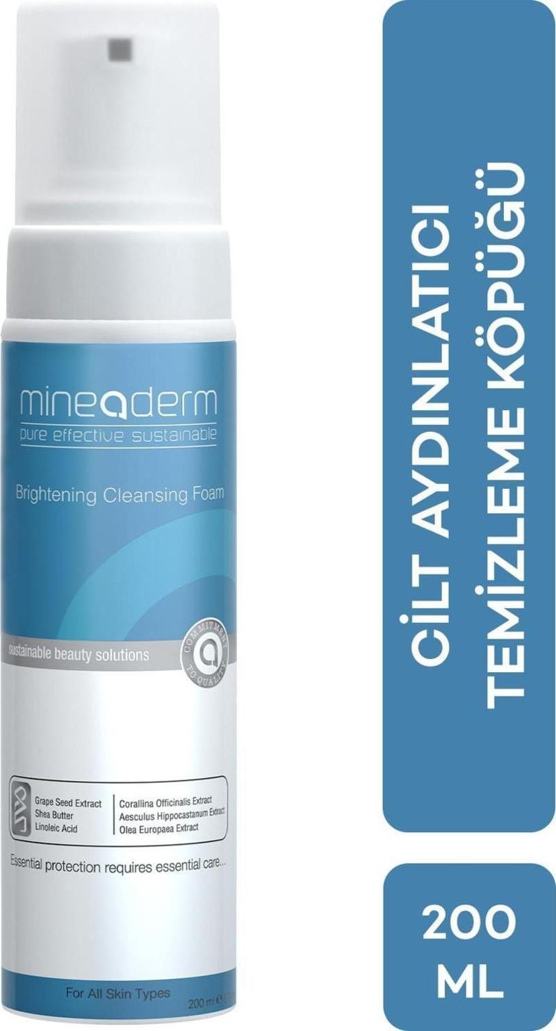 MINEADERM BRIGHTENING CLEASING FOAM 200 ml