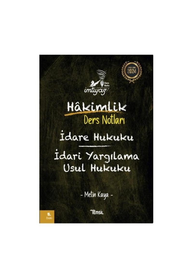 Temsil Yayınları İmtiyaz Hakimlik İdare Huk-idari Yar Usul Huk