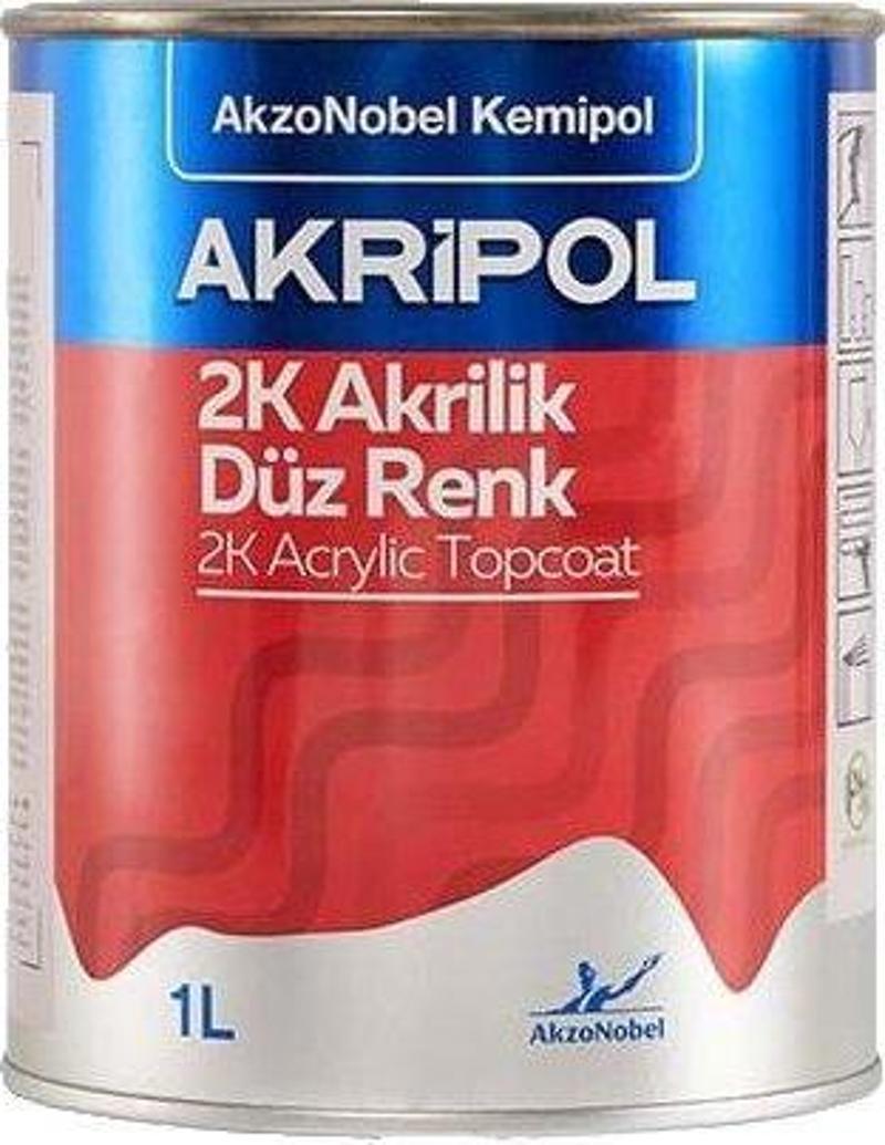 Akripol 2k Beyaz Ral 9010 1 Litre