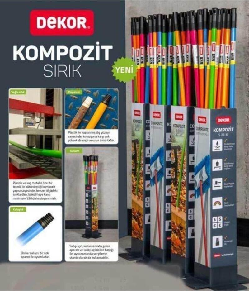 1365 Kompozit Sırık Sap 1.2 Metre