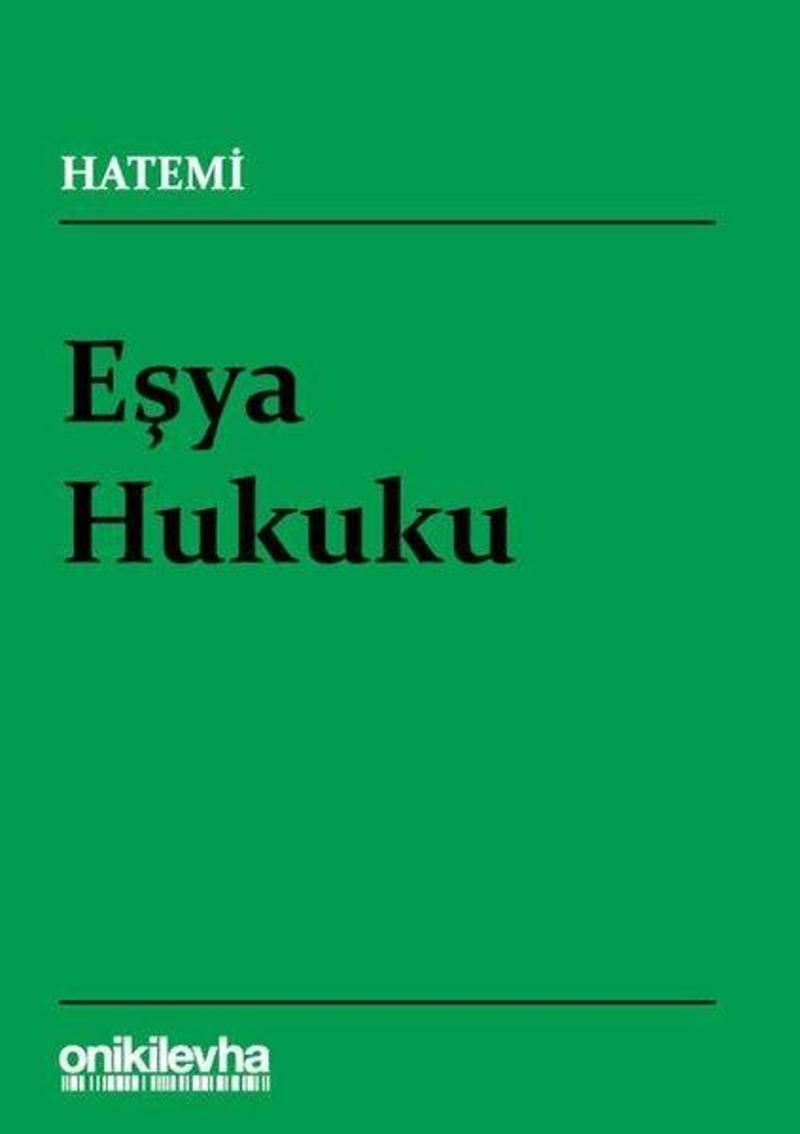 Eşya Hukuku