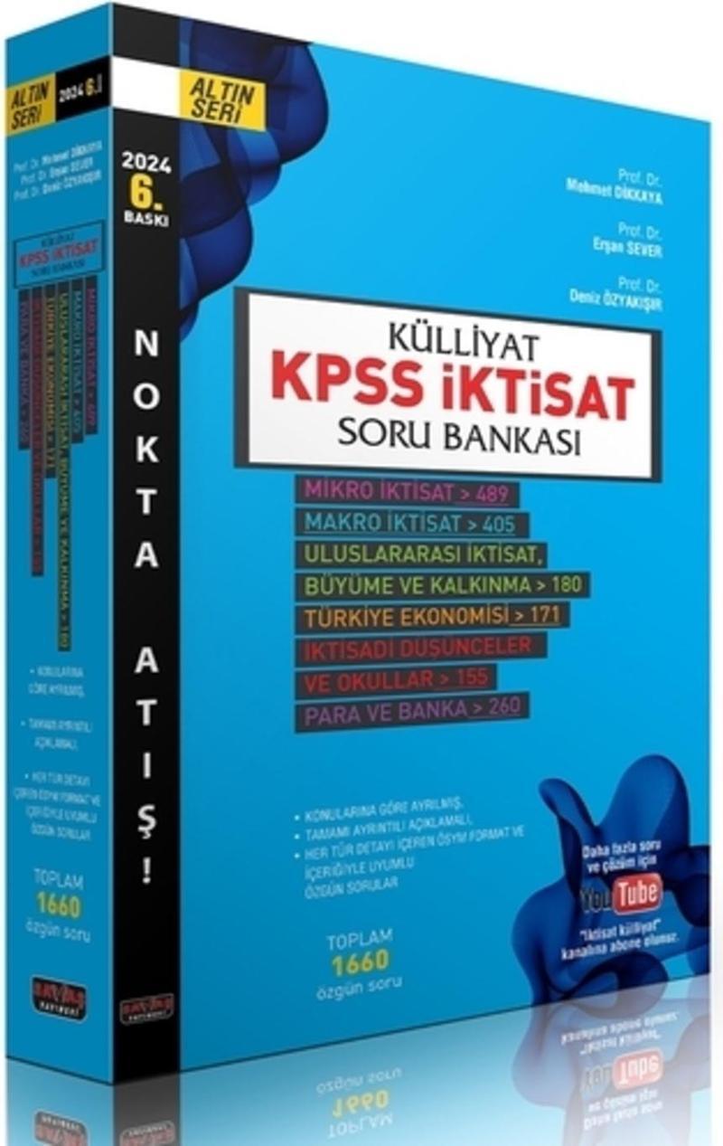 Külliyat Kpss İktisat Soru Bankası