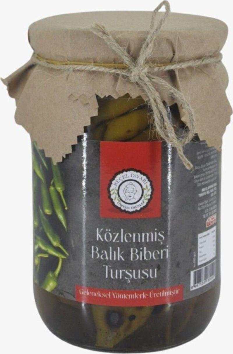 Közlenmiş Balık Biberi Turşusu 660 Gr