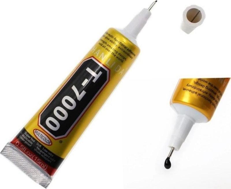 Zhanlida Dokunmatik Ekran Çerçeve Yapıştırıcı T7000   50ml Siyah
