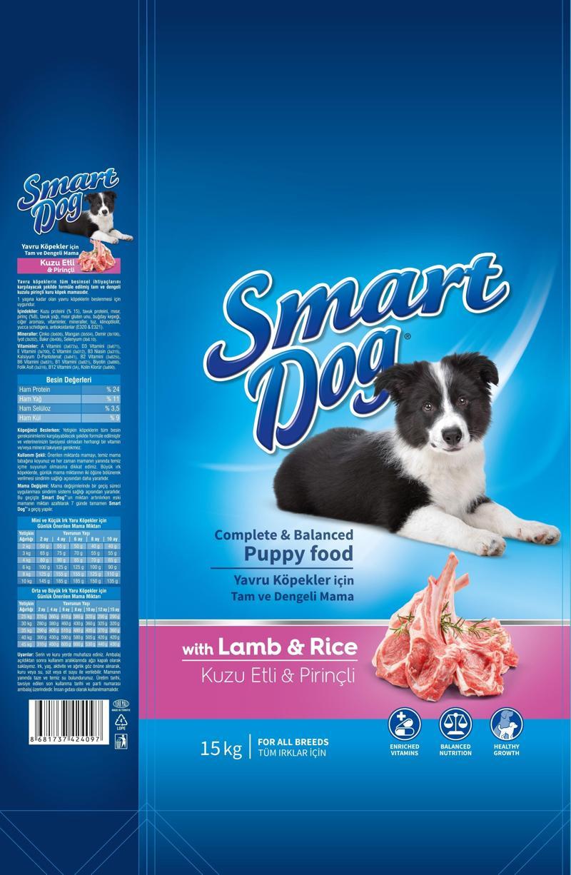 Smart Dog Kuzulu Yavru Köpek Maması 15 Kg