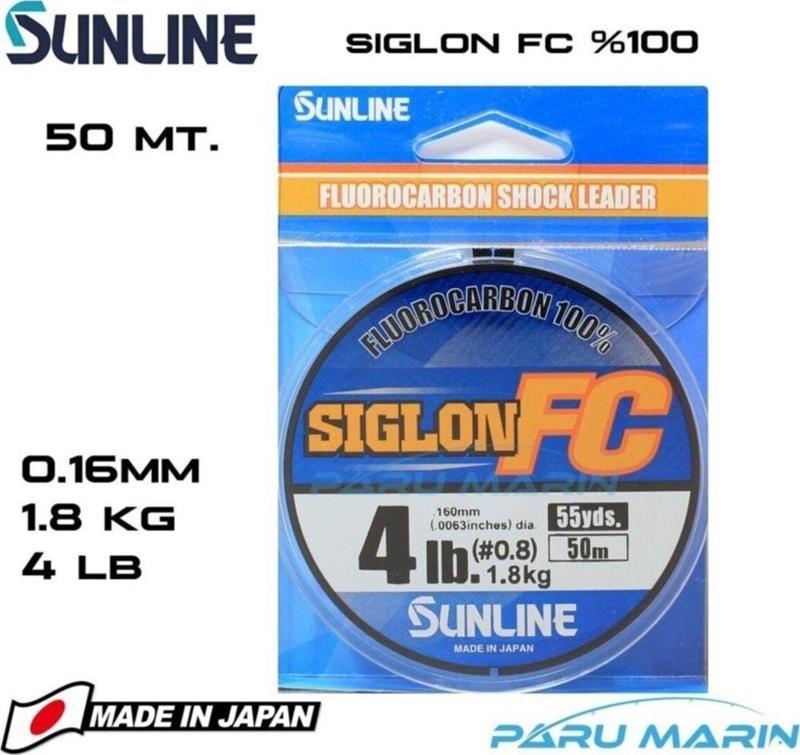 Siglon %100 Florokarbon Misina 0.16mm 50 Mt.