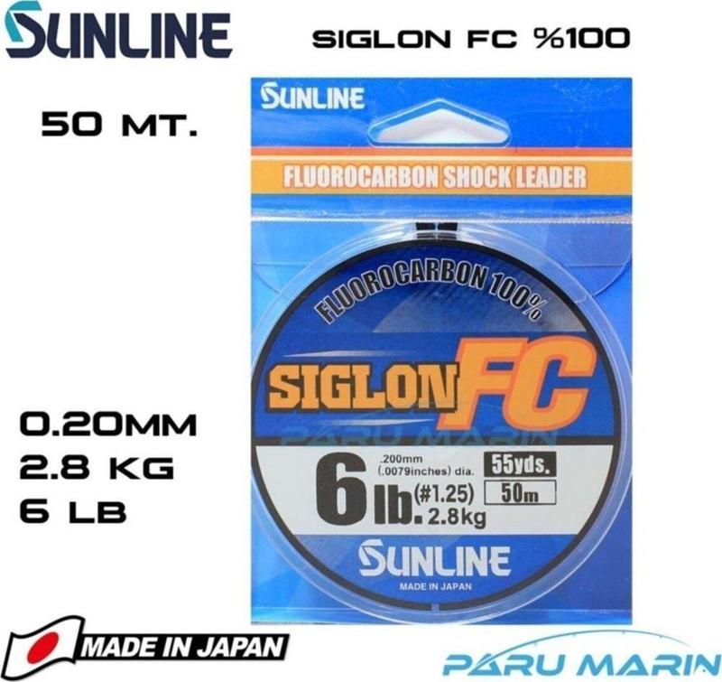 Siglon %100 Florokarbon Misina 0.20mm 50 Mt.