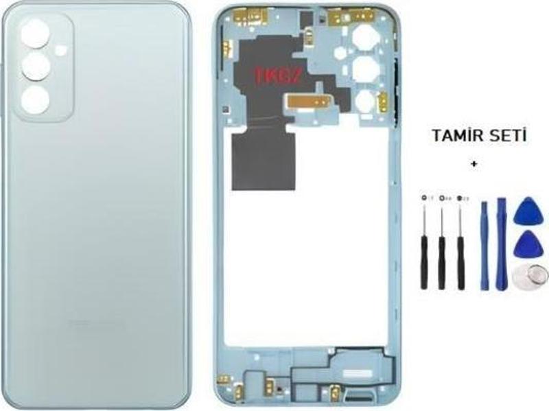 Samsung Galaxy M23  - SM-M236 FULL Kasa Arka Kapak Takım MAVİ - TAMİR SETİ