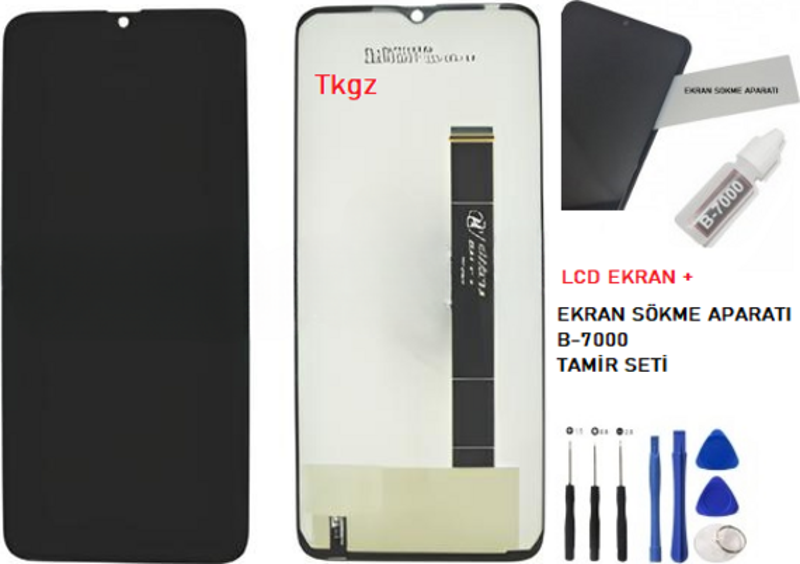 Reeder P13 blue MAX PRO LİTE 2022 Lcd Ekran Dokunmatik  Kalite + B-7000 + TAMİR SETİ