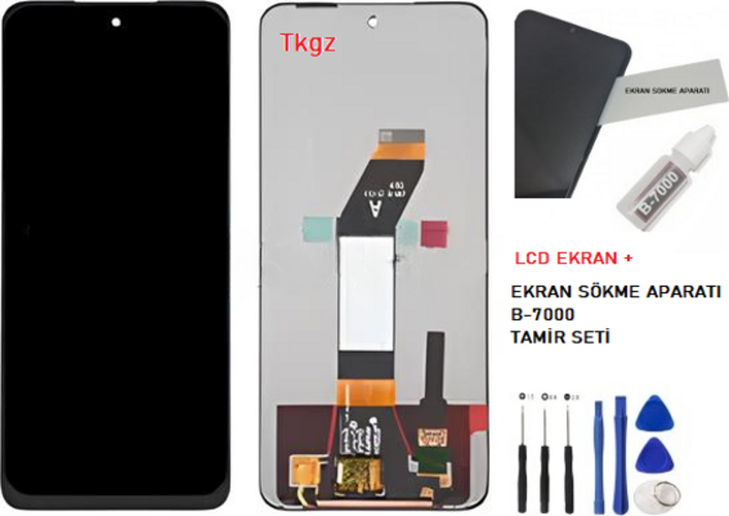 Xiaomi Redmi 10 -2022-  Lcd Ekran Dokunmatik  Kalite + B-7000 + TAMİR SETİ