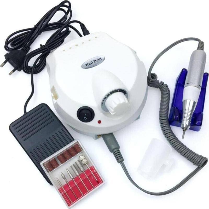 Profesyonel Elektrikli Freze Tırnak Parlatıcı Törpü Manikür Pedikür Makinesi