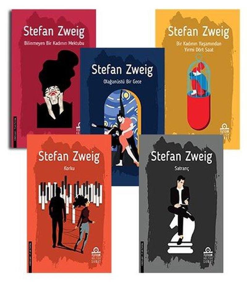 Platform Kültür Sanat Yayınları Stefan Zweig Edebiyat Seti - 5 Kitap Takım - Stefan Zweig