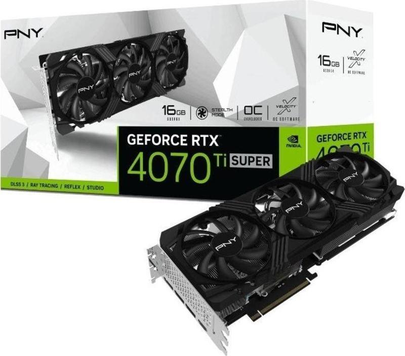 RTX 4070 Ti SUPER 16GB Verto Overclocked GDDR6X 256Bit (VCG4070TS16TFXPB1-O)