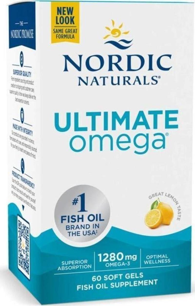 Naturals Ultimate Omega 1280 mg 60 Yumuşak Kapsül