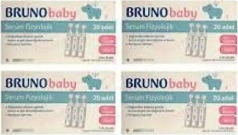 Bruno Serum Fizyolojik 20 Flakon X 4 ADET