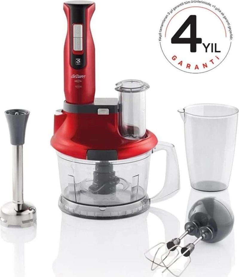 1500 W TURBOLU PREİMUM HESTIA BLENDER SETİ (NAR)