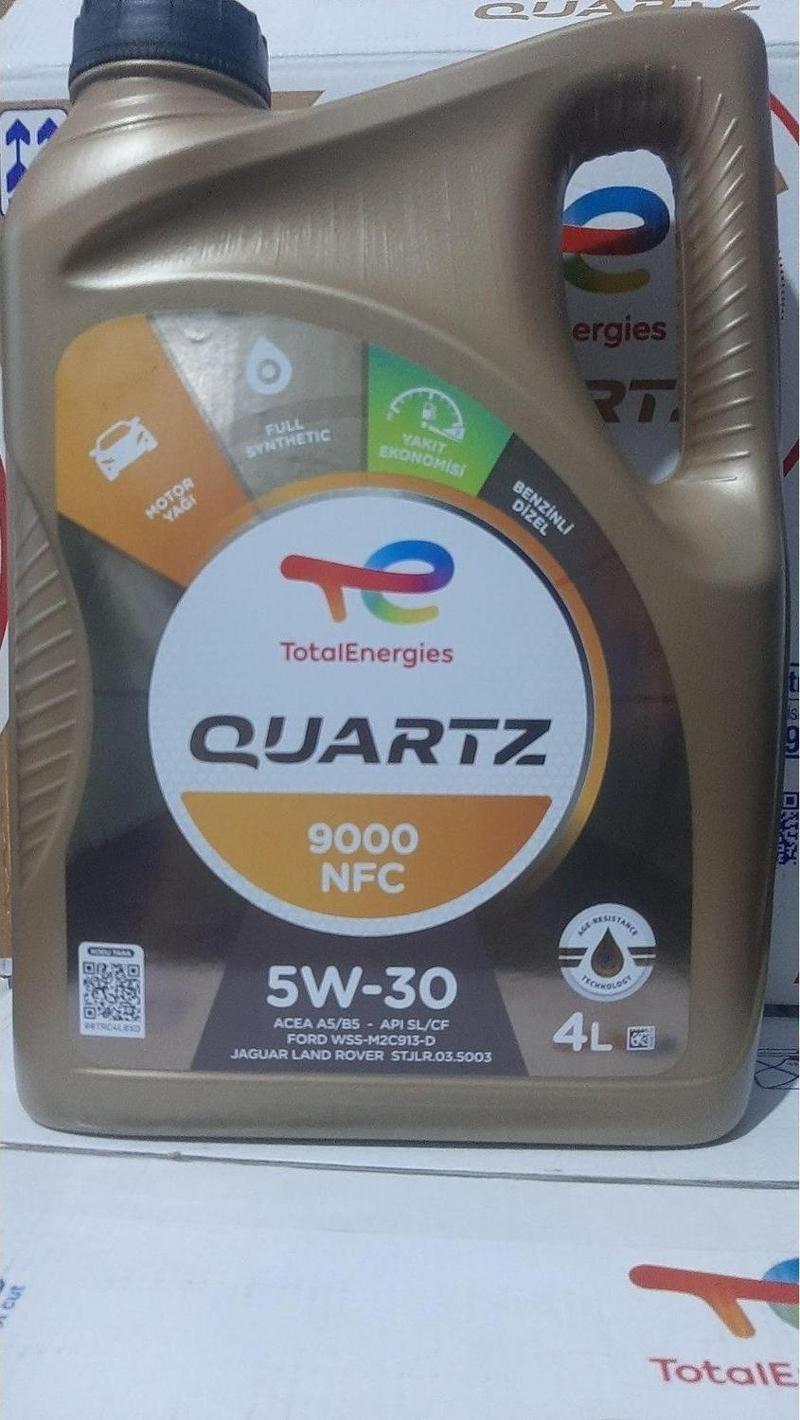 Quartz 9000 Nfc 5W-30 4 Litre Motor Yağı (Üretim Yılı: 2023)