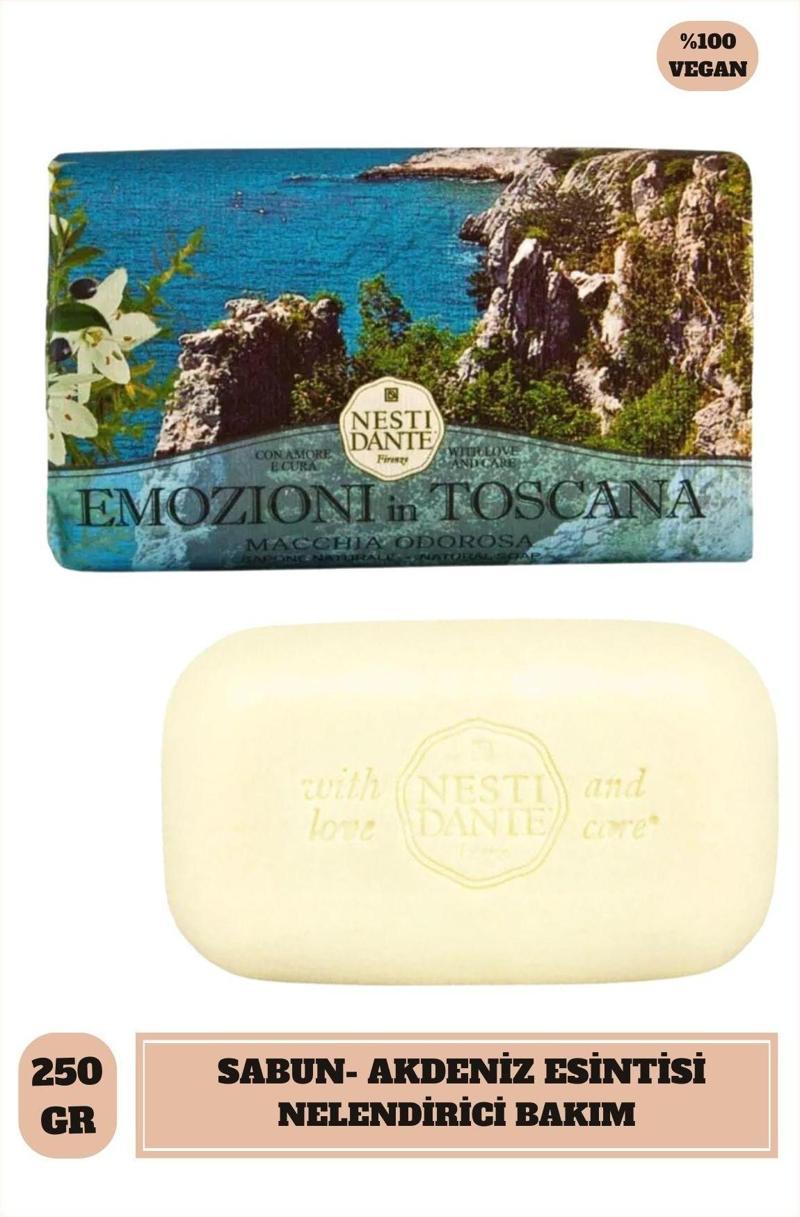 Sabun Emozioni in Toscana Mediterranean Touch Vegan Bakım 250 g