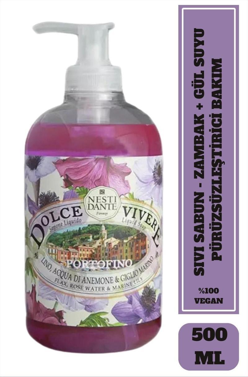 Sıvı Sabun Dolce Vivere Portofino Arındırıcı Vegan Bakım 500 ml