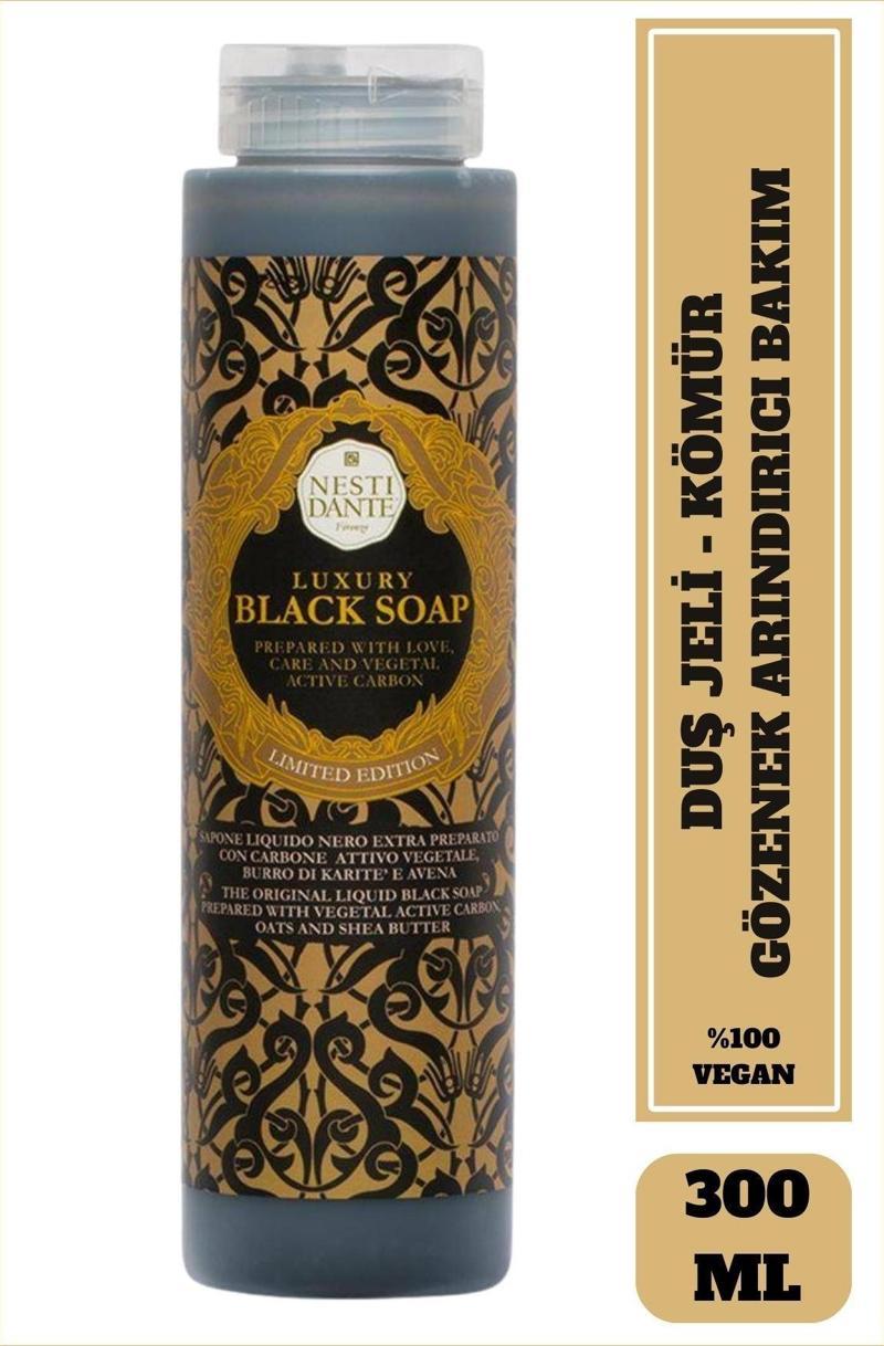 Sıvı Sabun Luxury Black Aktif Karbon Arındırıcı Vegan Bakım 300 ml