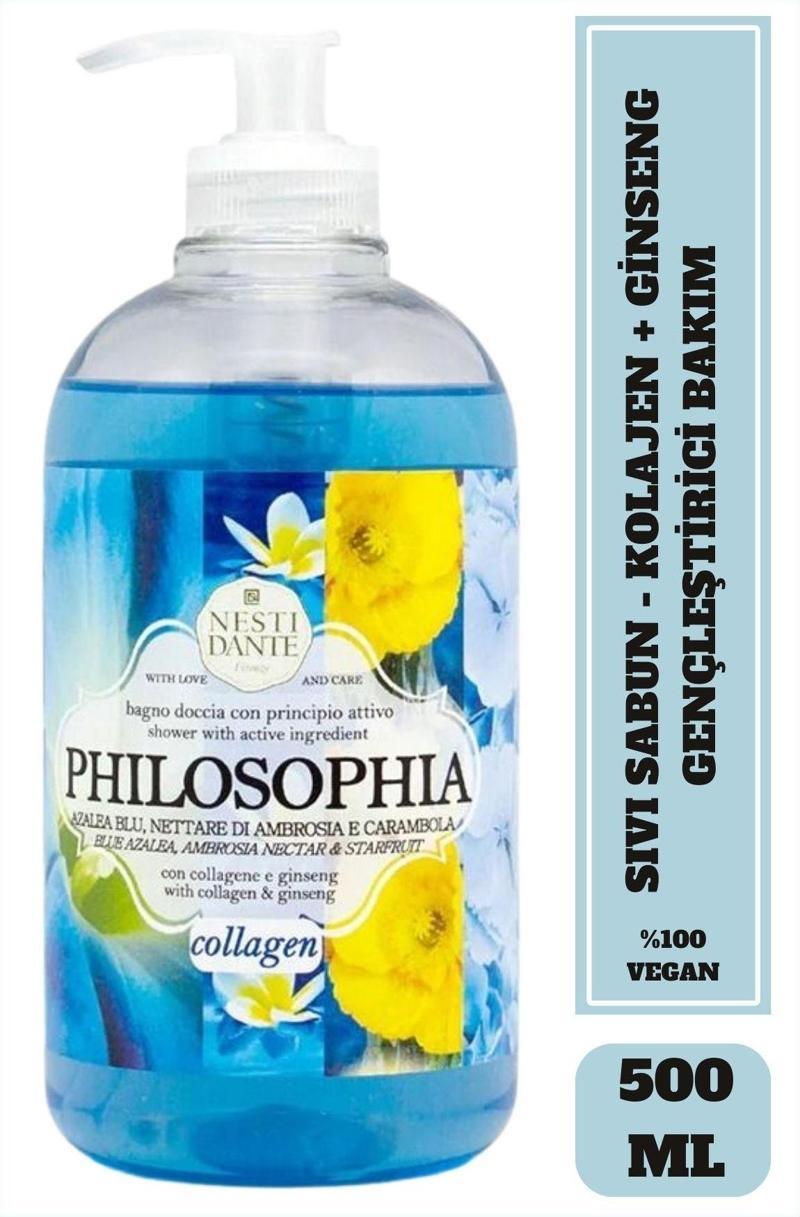 Sıvı Sabun Philosophia Kolajen İçerikli Besleyici Vegan Bakım 500 ml