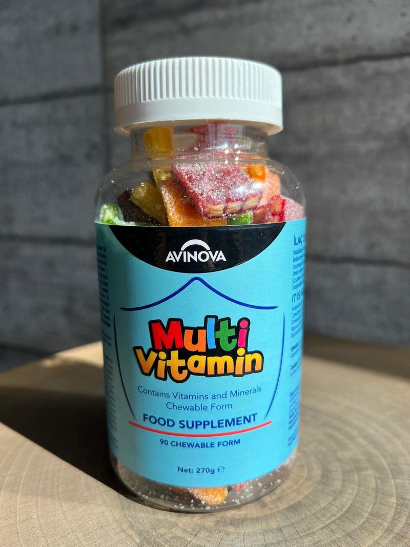 Multivitamin + Multimineral 90 Adet Çiğnenebilir Çocuk Vitamini