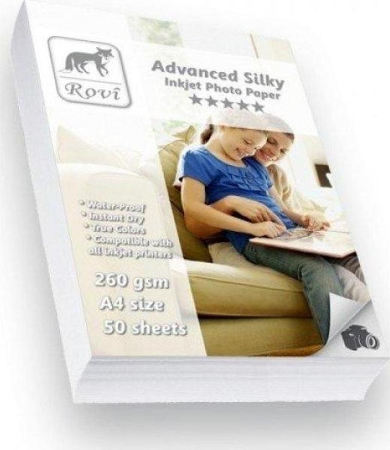 Advanced İpek A4 Fotoğraf Kağıdı 260gr - 50 Yaprak