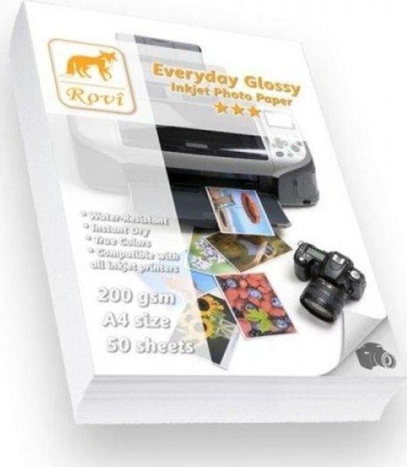 Everyday Parlak A4 Fotoğraf Kağıdı 200gr - 50 Yaprak