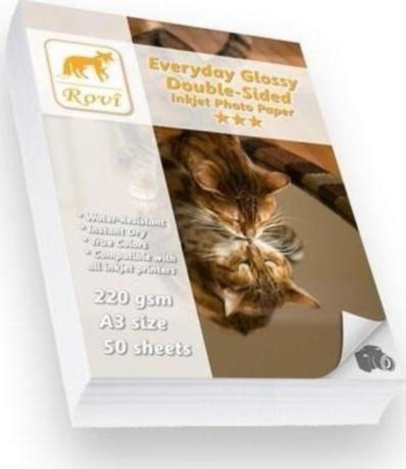 Everyday Parlak Çift Taraflı A3 Fotoğraf Kağıdı 220gr - 50 Yaprak