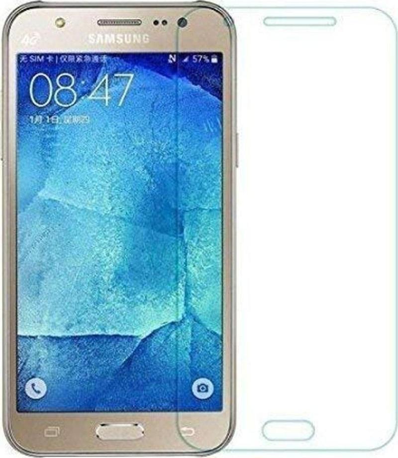 Samsung Galaxy J7 2015 Uyumlu Nano Kırılmaz Cam Ekran Koruyucu