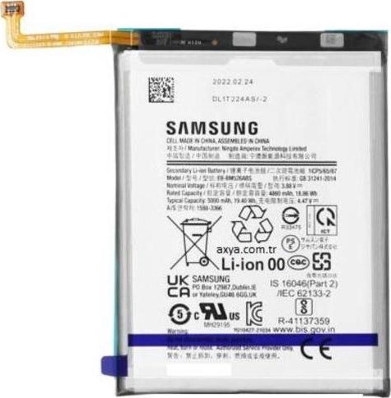 Samsung M52 Pil Batarya EB-BM526ABS 5000 mAh