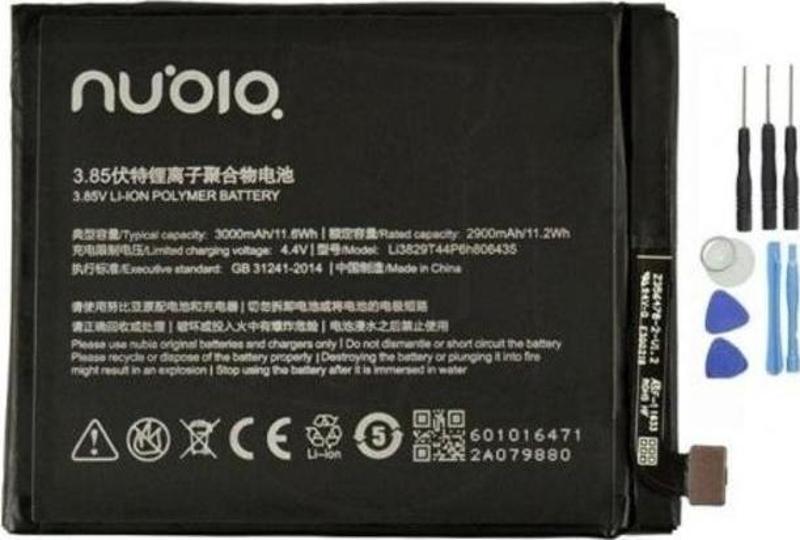 Zte Nubia Z11 Pil Batarya ve Tamir Seti Li3829T44P6h806435