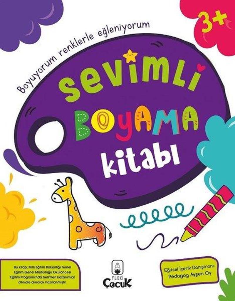 Sevimli Boyama Kitabı - 3+ Yaş