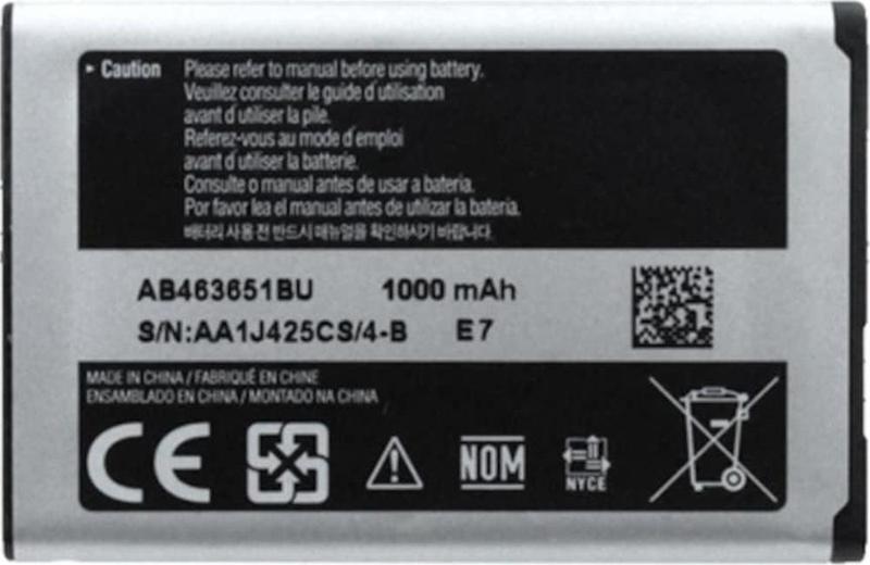 Samsung L700 S5600 S5603 S5610 Batarya Pil Ab463651Bu