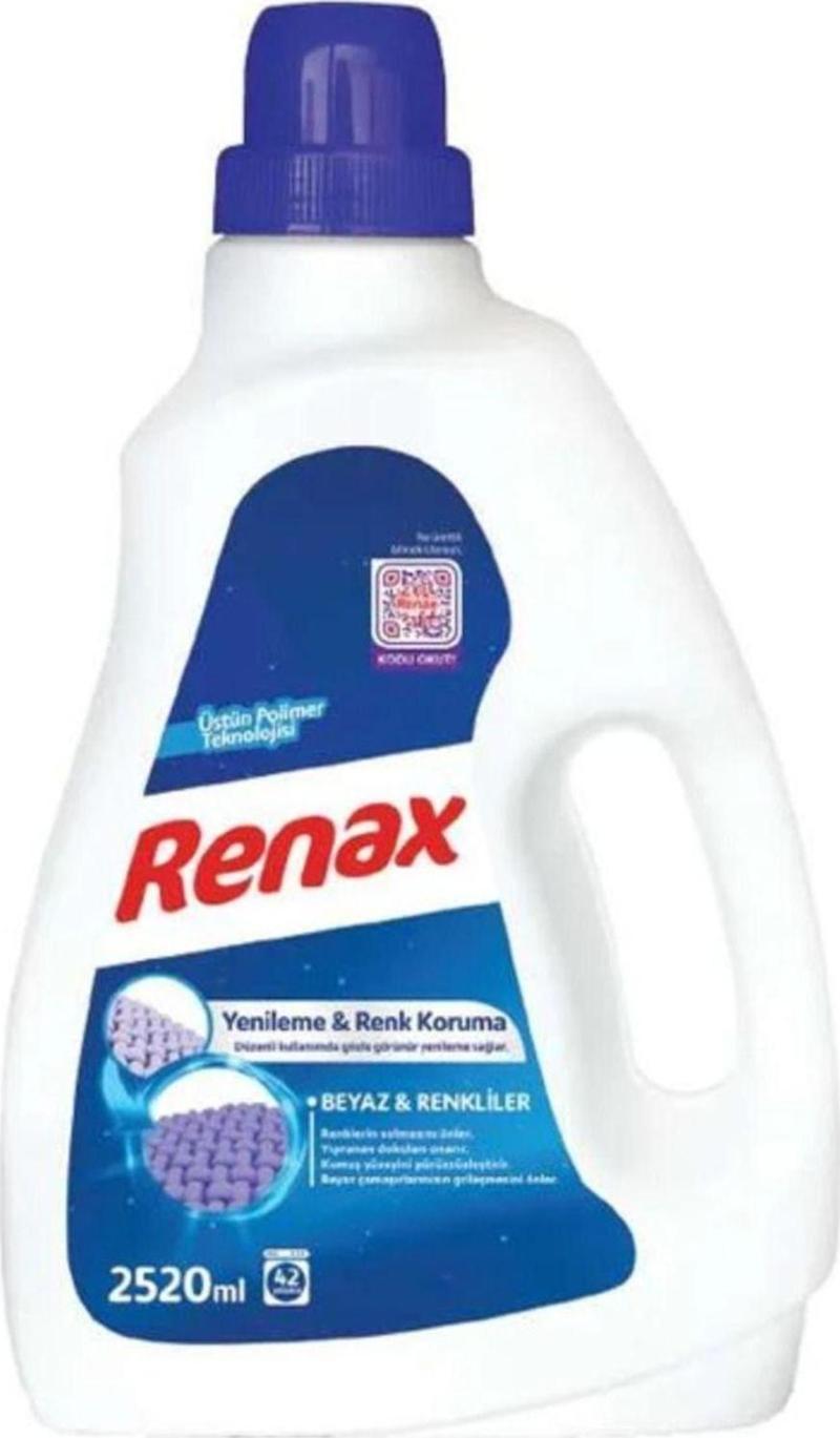 Sıvı Çamaşır Deterjanı Beyaz Ve Renkliler 2520 Ml