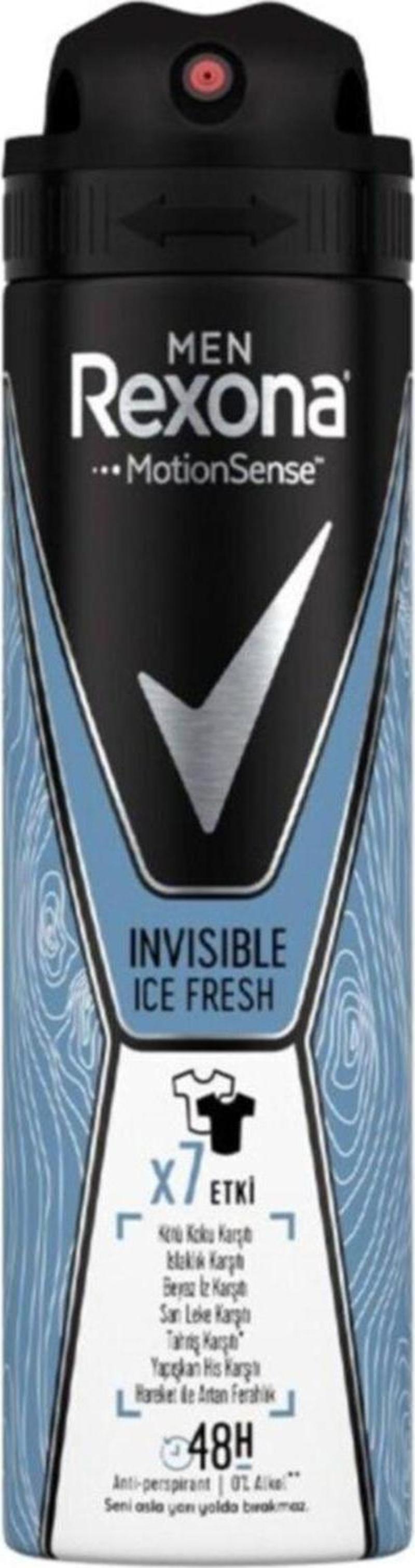 Anti-Perspirant Sprey Deodorant Erkek Invisible Ice Fresh Ter Kokusuna Karşı Koruma 150 Ml